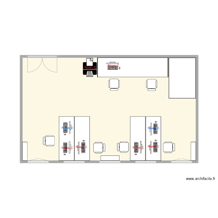 PLAN. Plan de 1 pièce et 40 m2