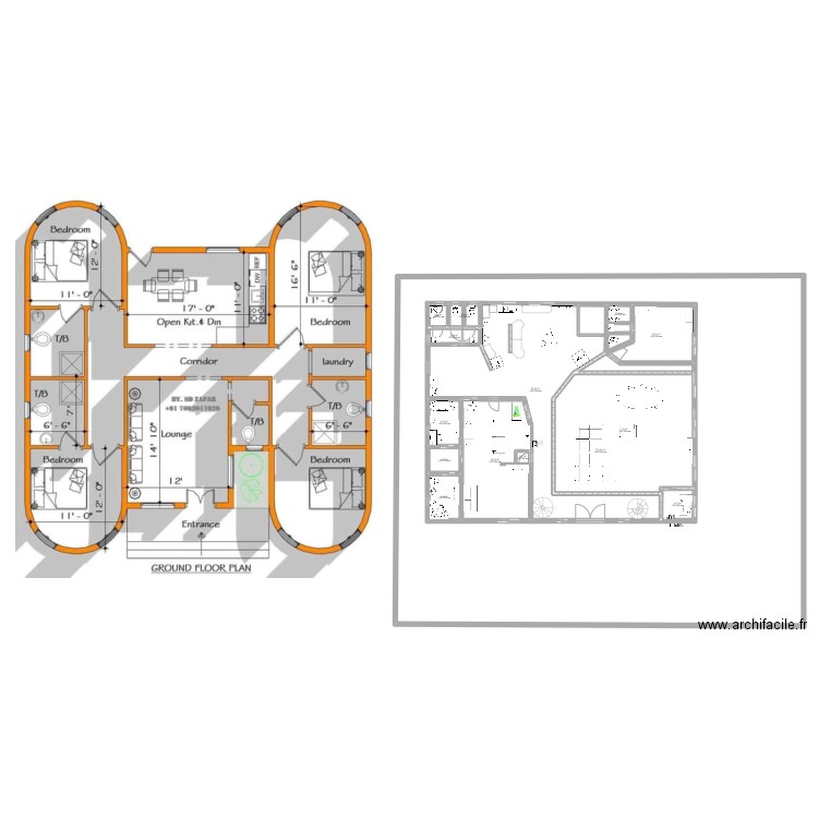 mon aigle. Plan de 14 pièces et 892 m2