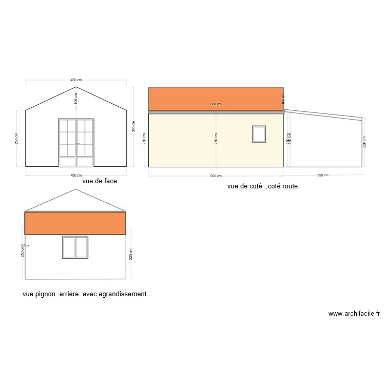 la Chapelle extension chambre. Plan de 0 pièce et 0 m2