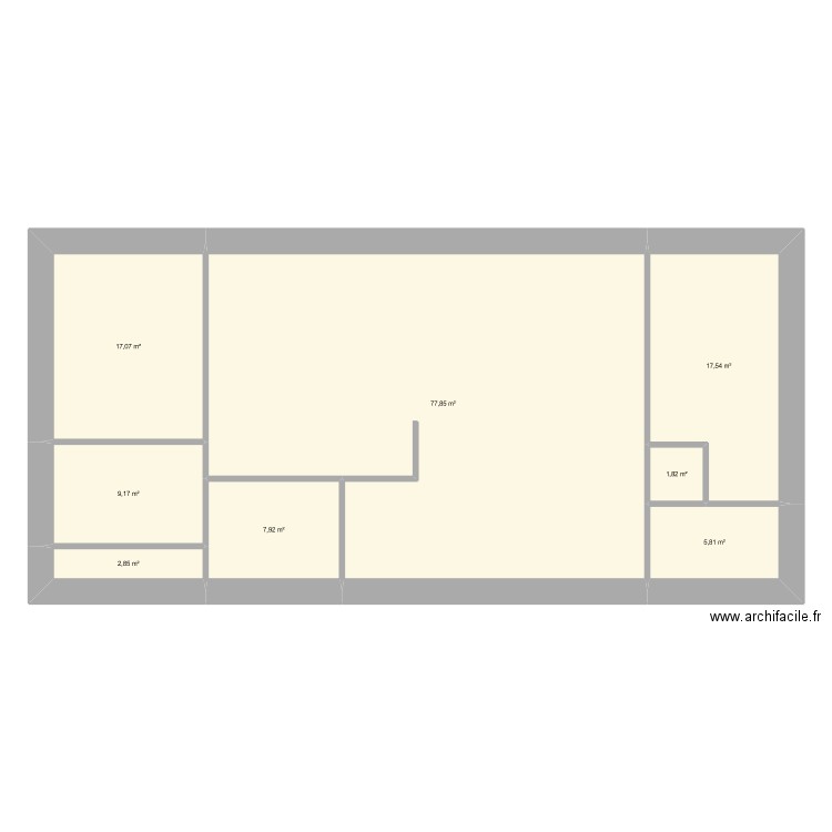 bis. Plan de 8 pièces et 140 m2