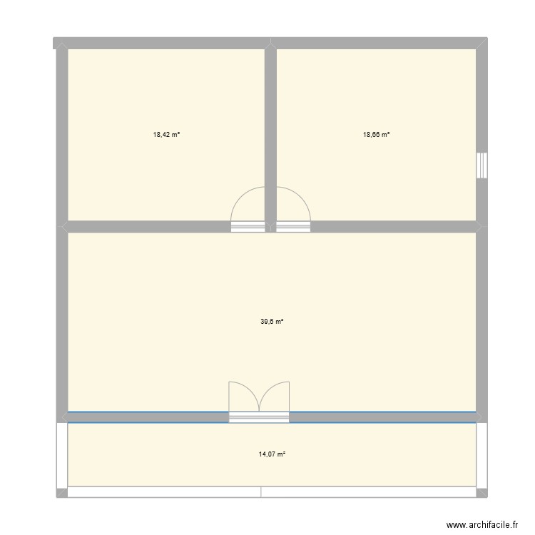 Maison écolo. Plan de 4 pièces et 91 m2