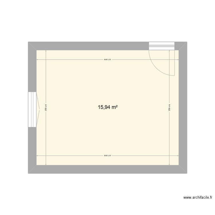 ch2. Plan de 1 pièce et 16 m2