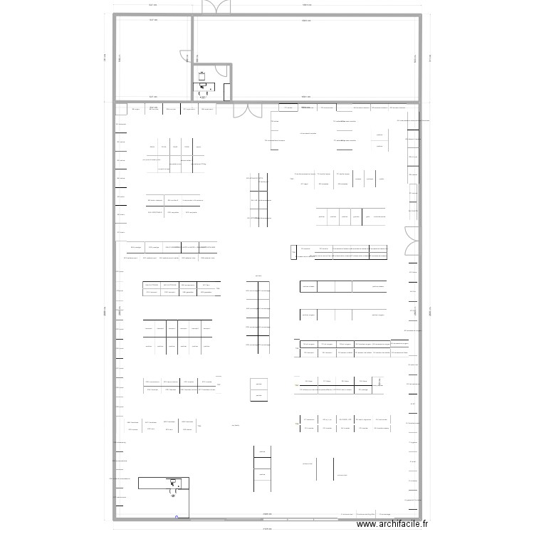 CAPANIMAL AUTUN / GONDOLES NUMEROTEES. Plan de 3 pièces et 724 m2