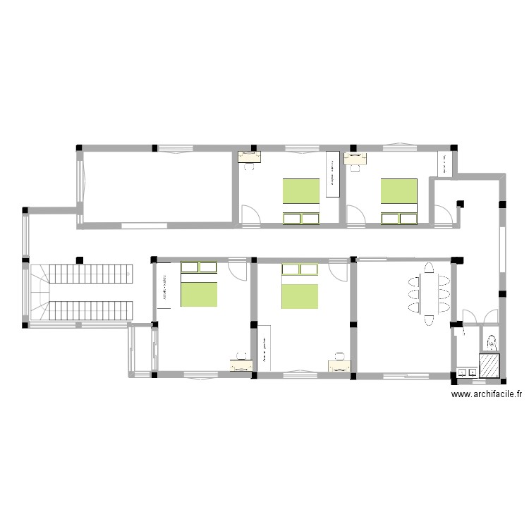 1ER ETAGE. Plan de 0 pièce et 0 m2