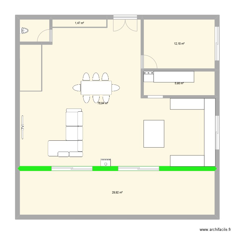 emm 3. Plan de 17 pièces et 250 m2