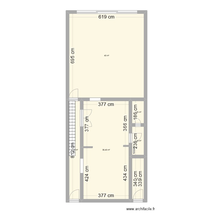 Julie L. Plan de 6 pièces et 89 m2