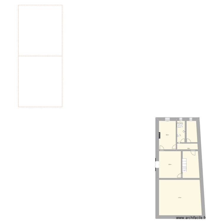 Sauvoy ss meubles. Plan de 9 pièces et 494 m2