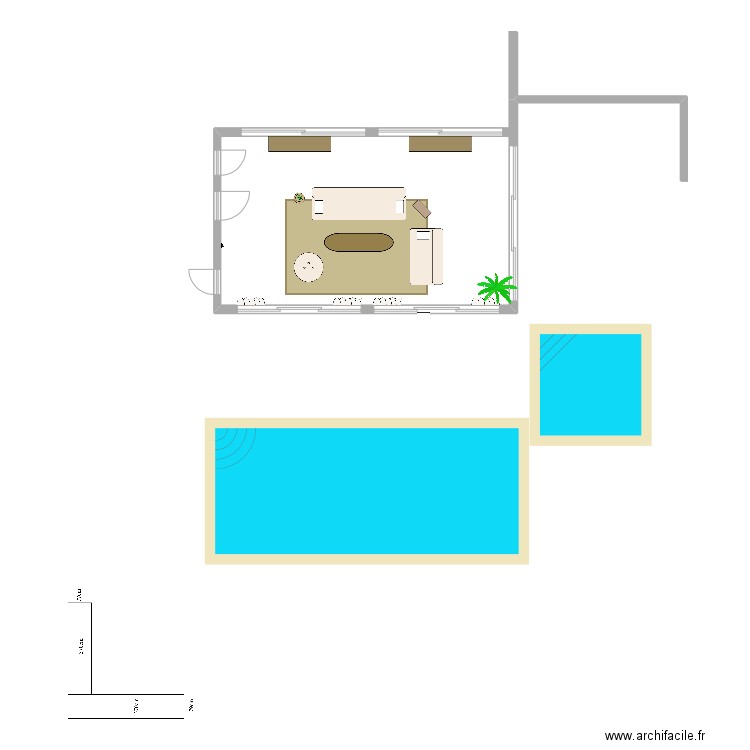 Pool House La Rémondière. Plan de 0 pièce et 0 m2