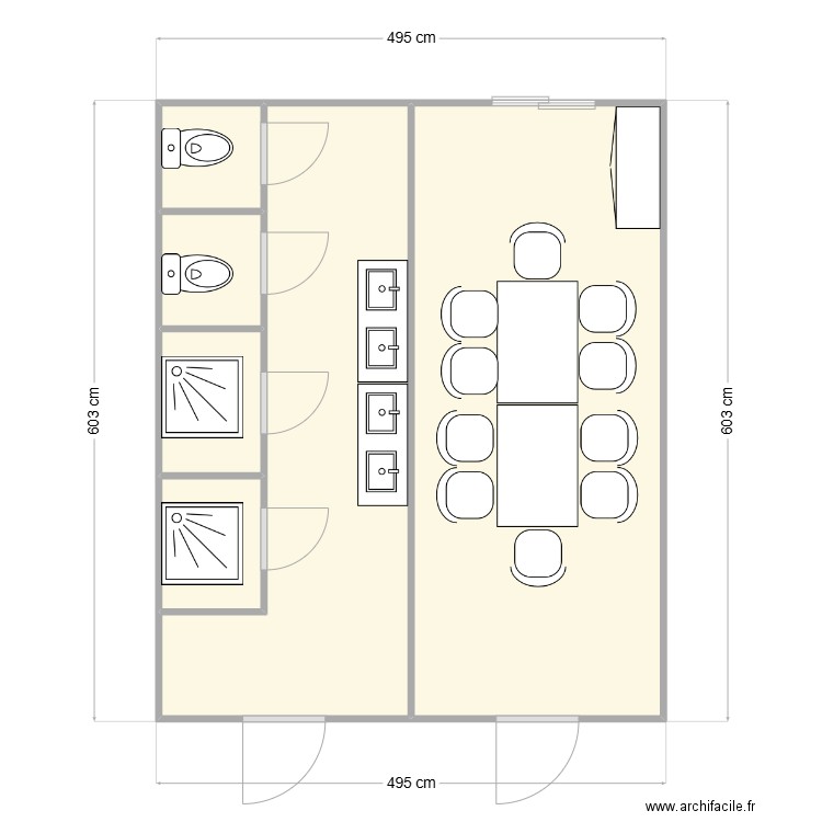 CARNEIRO CHANTIER ST ROMAIN DE JALIONAS 38460. Plan de 6 pièces et 28 m2