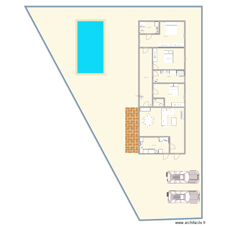 Plan Pointe 2. Plan de 10 pièces et 731 m2