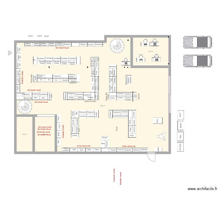 Miramas 21. Plan de 4 pièces et 270 m2