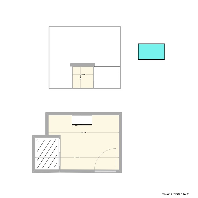 S de Bains Lucé. Plan de 11 pièces et 12 m2