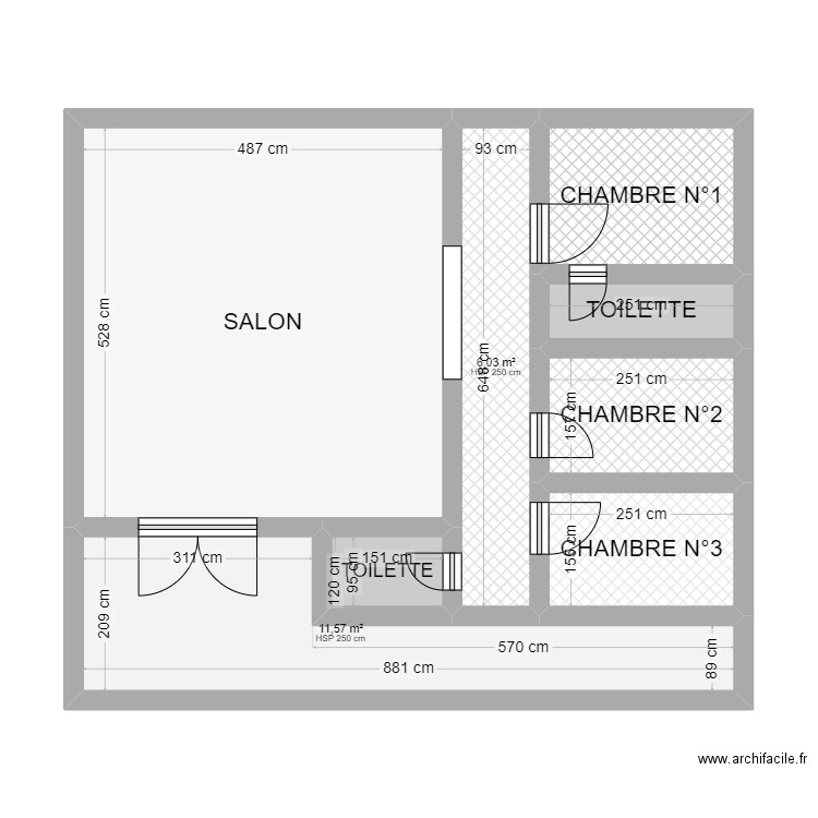 Mohamed M 2. Plan de 8 pièces et 59 m2