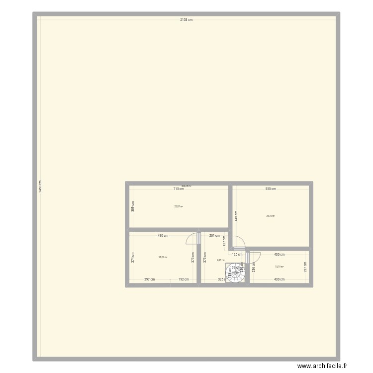 Maison 20. Plan de 14 pièces et 1124 m2