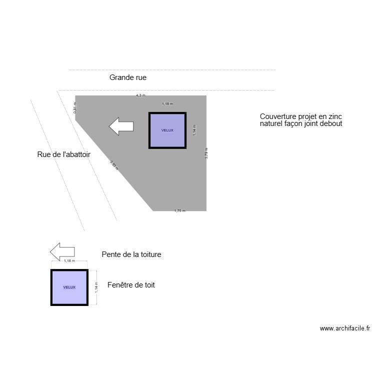 PROJET VILLECHENEVE. Plan de 0 pièce et 0 m2