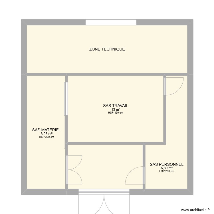 SE7. Plan de 5 pièces et 51 m2