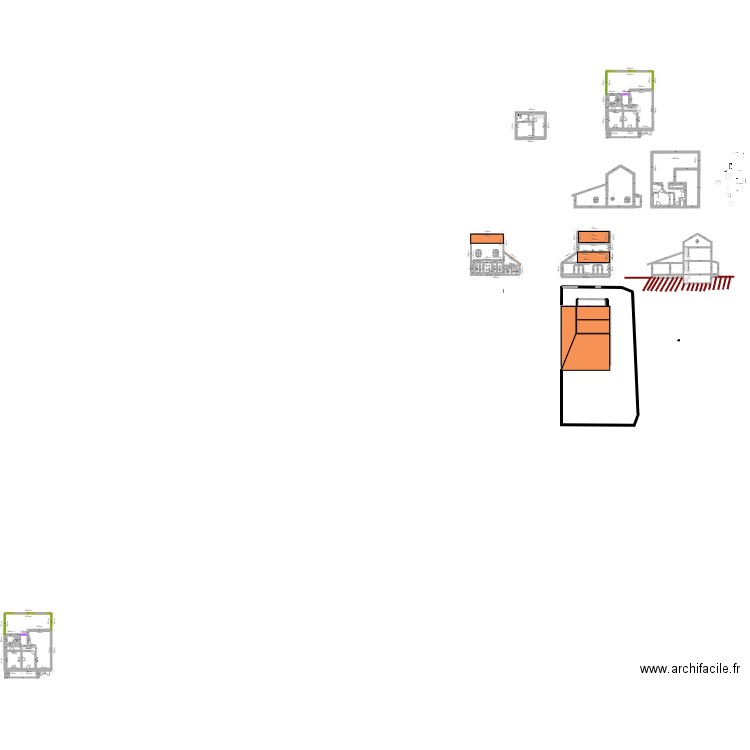 GIERES 1ER ACTUEL. Plan de 20 pièces et 185 m2