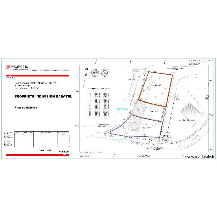 Plan de masse. Plan de 0 pièce et 0 m2