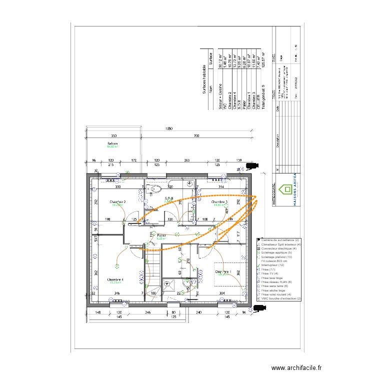 BELMADHI ETAGE ELEC. Plan de 0 pièce et 0 m2