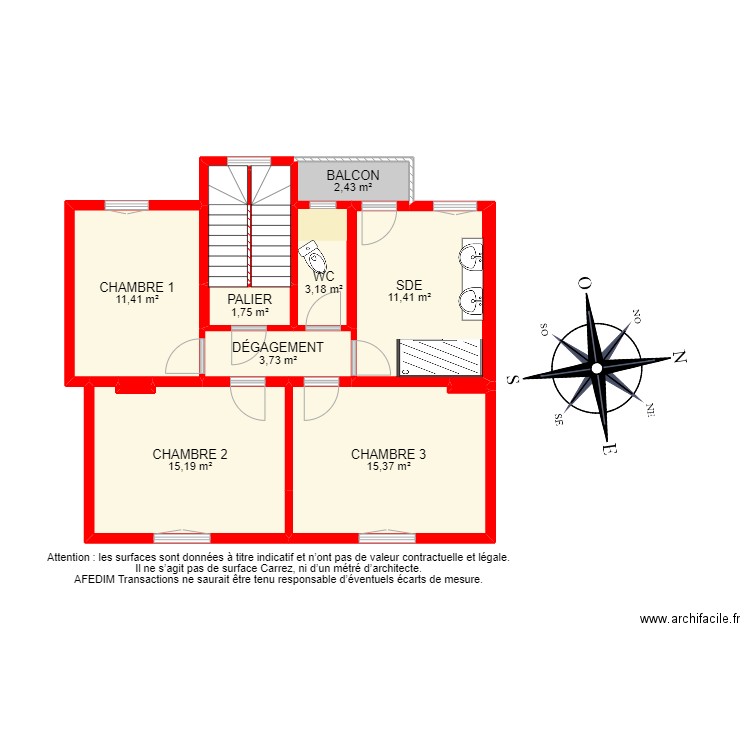 BI 21047 - . Plan de 44 pièces et 345 m2