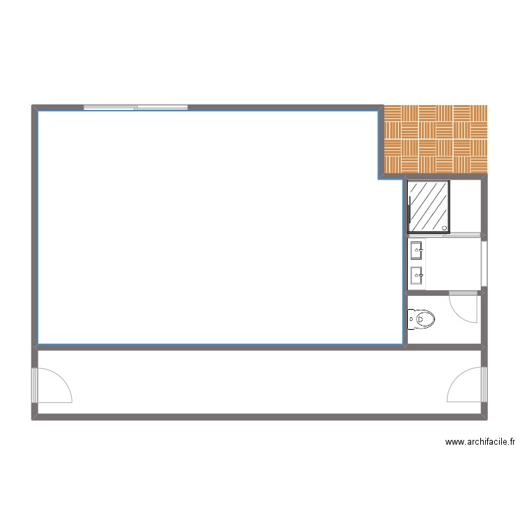 Pool house 2. Plan de 5 pièces et 104 m2