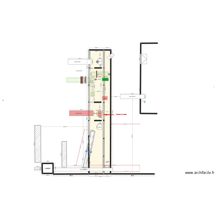 ucopac 16. Plan de 3 pièces et 309 m2