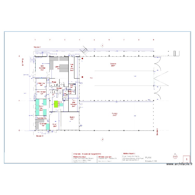 Bergerie Labo. Plan de 0 pièce et 0 m2