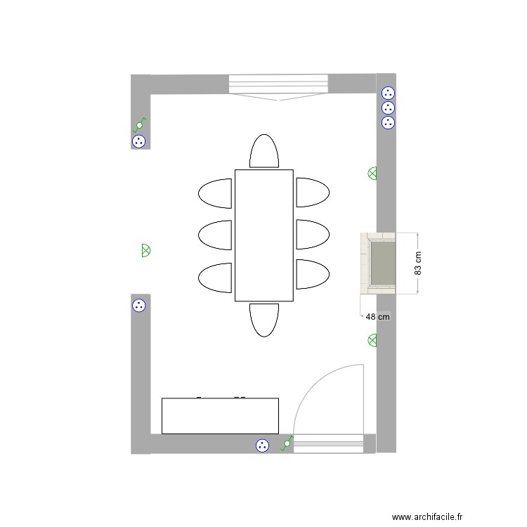 Salle à manger. Plan de 0 pièce et 0 m2