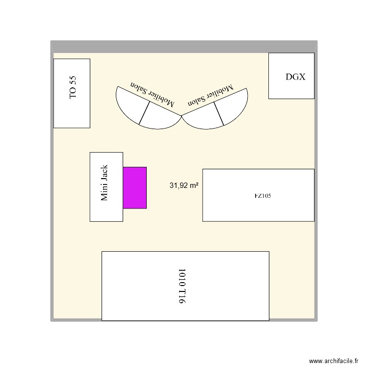 Stand vegetal 2024 bis. Plan de 1 pièce et 32 m2