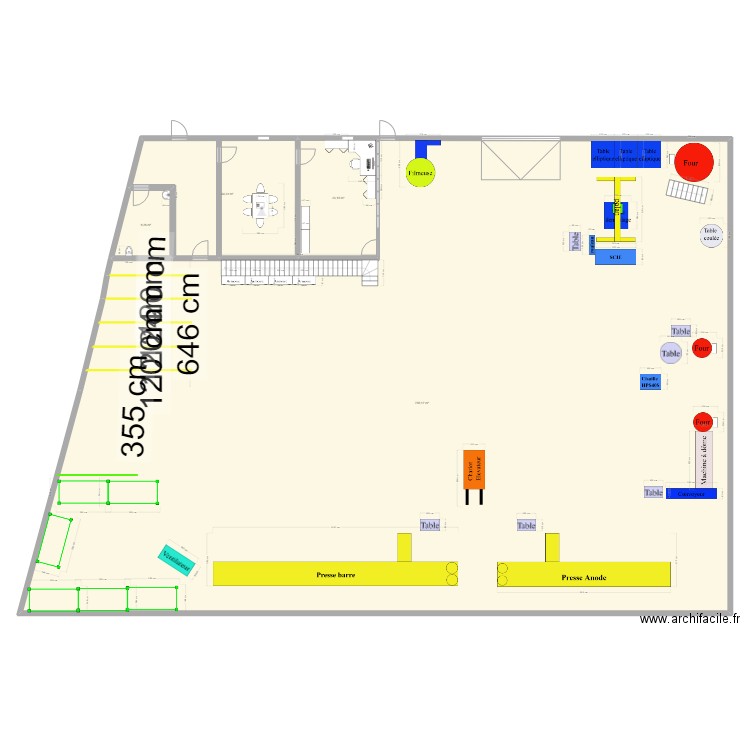 5Dev L2. Plan de 4 pièces et 776 m2