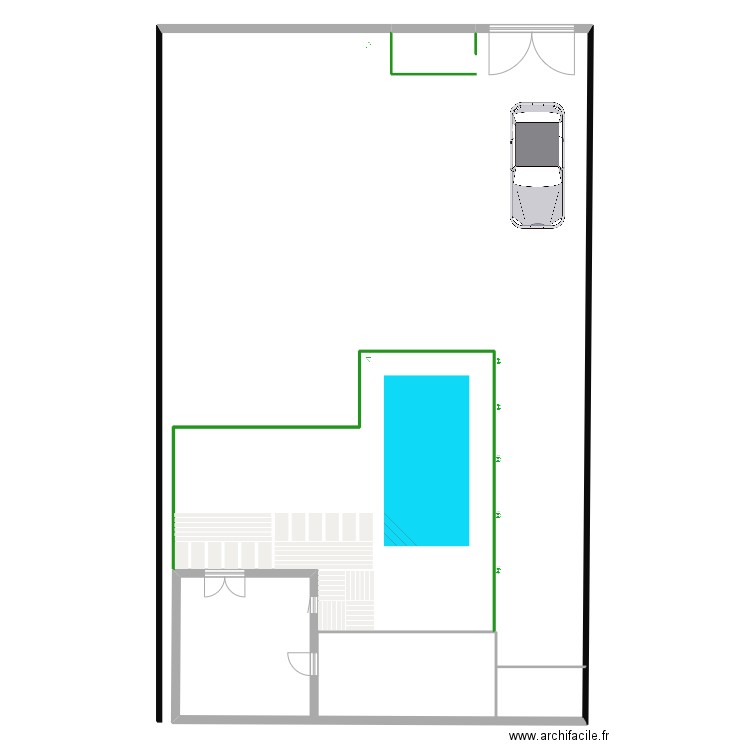 Piscine. Plan de 0 pièce et 0 m2