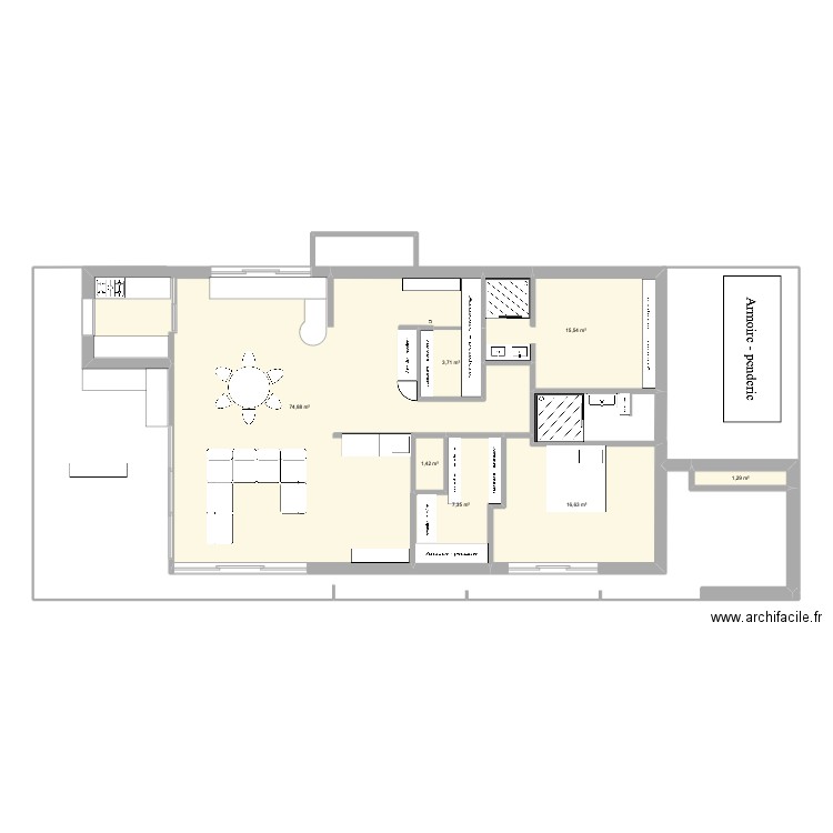 2024-01-12 PLAN MAISON 2. Plan de 5 pièces et 49 m2