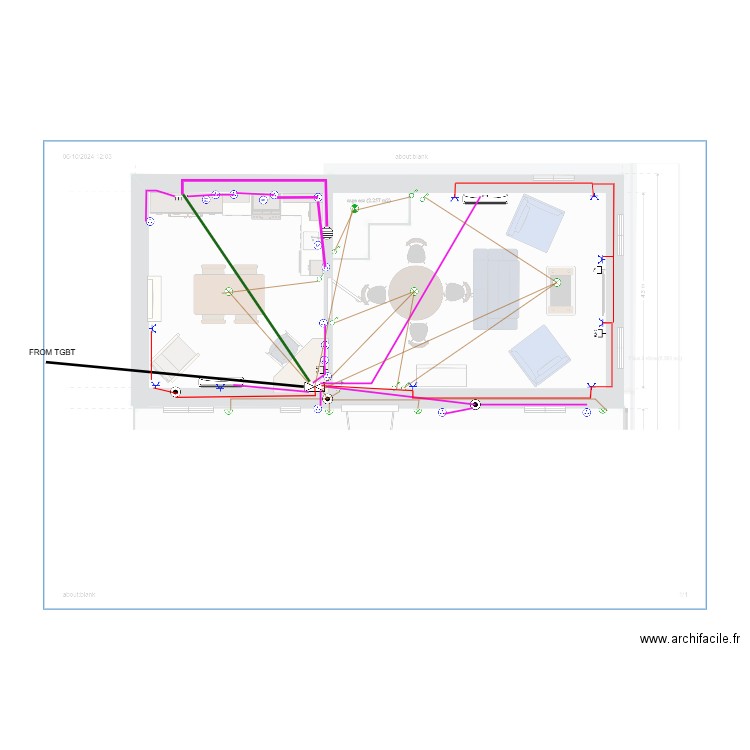 GR - ELEC - M2 HAUT. Plan de 0 pièce et 0 m2