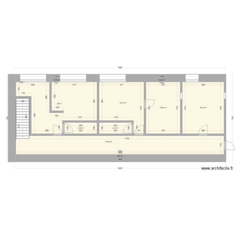 RBNB4. Plan de 10 pièces et 119 m2