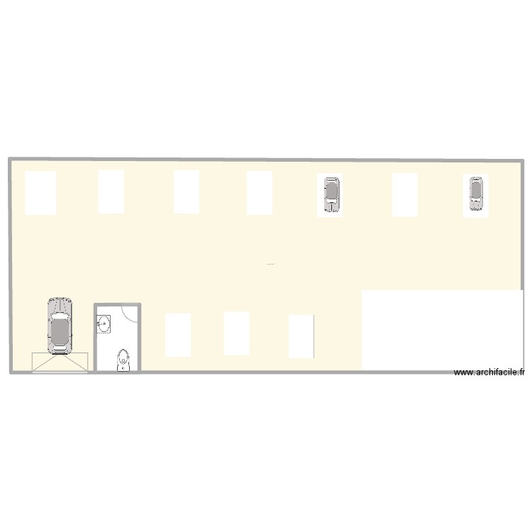 Carrosserie lecoq. Plan de 1 pièce et 1212 m2