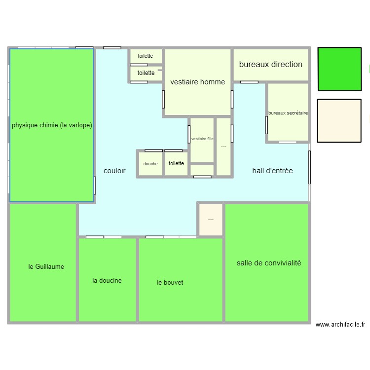 thfyj. Plan de 18 pièces et 1104 m2