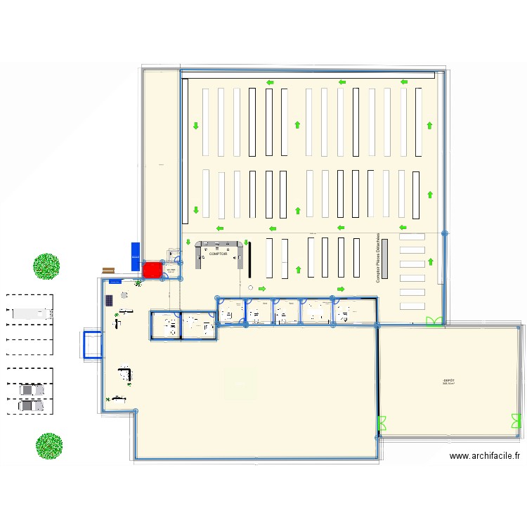 NEW AG12B. Plan de 12 pièces et -1420 m2