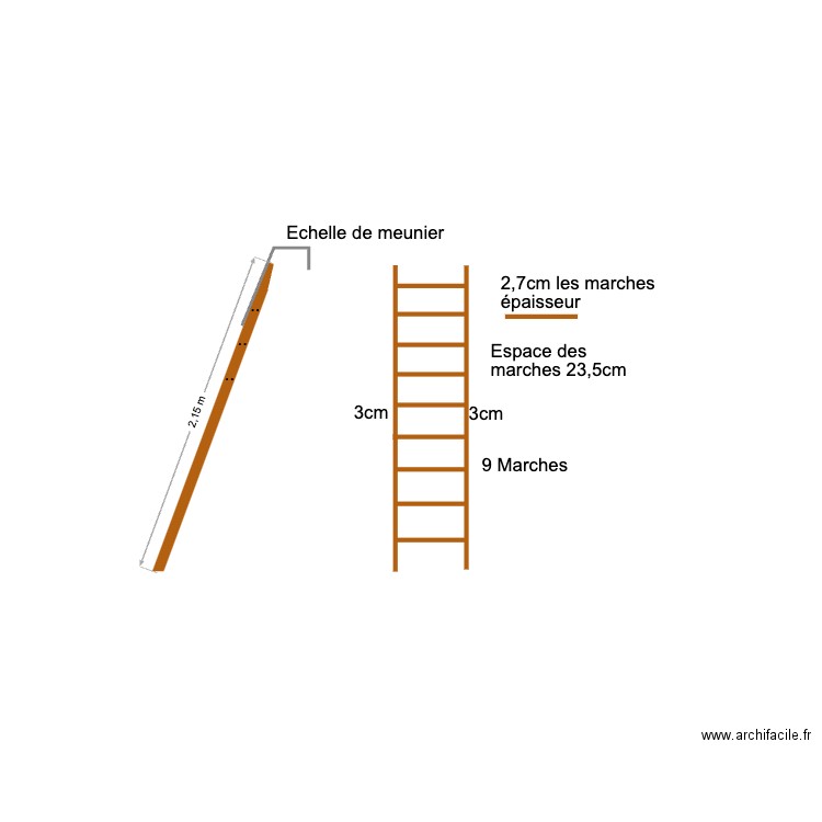 Échelle de meunier Cauterets. Plan de 0 pièce et 0 m2