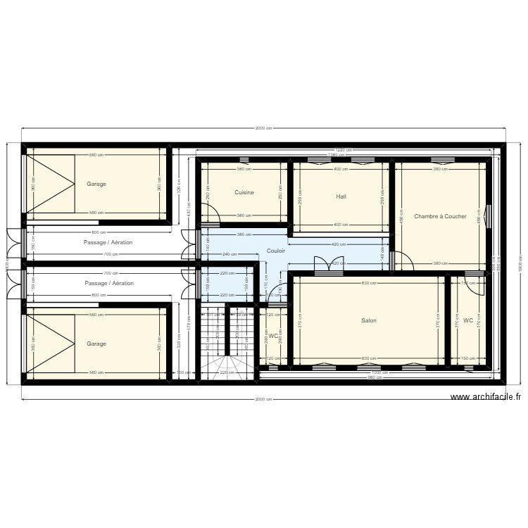 Plan de terrain 20mx10m Client 36 39 34 63. Plan de 13 pièces et 167 m2