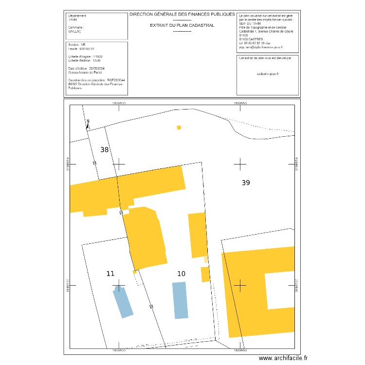 LES BRISSES VRD. Plan de 0 pièce et 0 m2