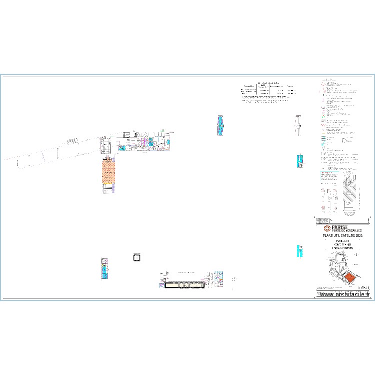 Bureaux Répét. Plan de 2 pièces et 316 m2