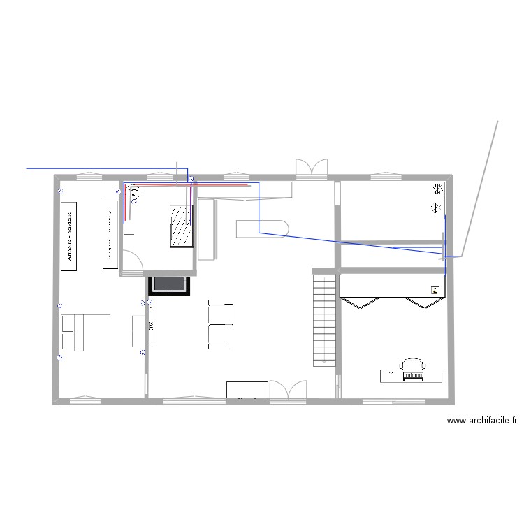 planette 2 réseau rdc. Plan de 0 pièce et 0 m2