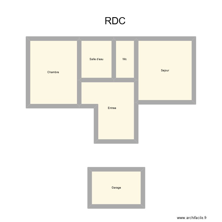 350602196. Plan de 6 pièces et 50 m2