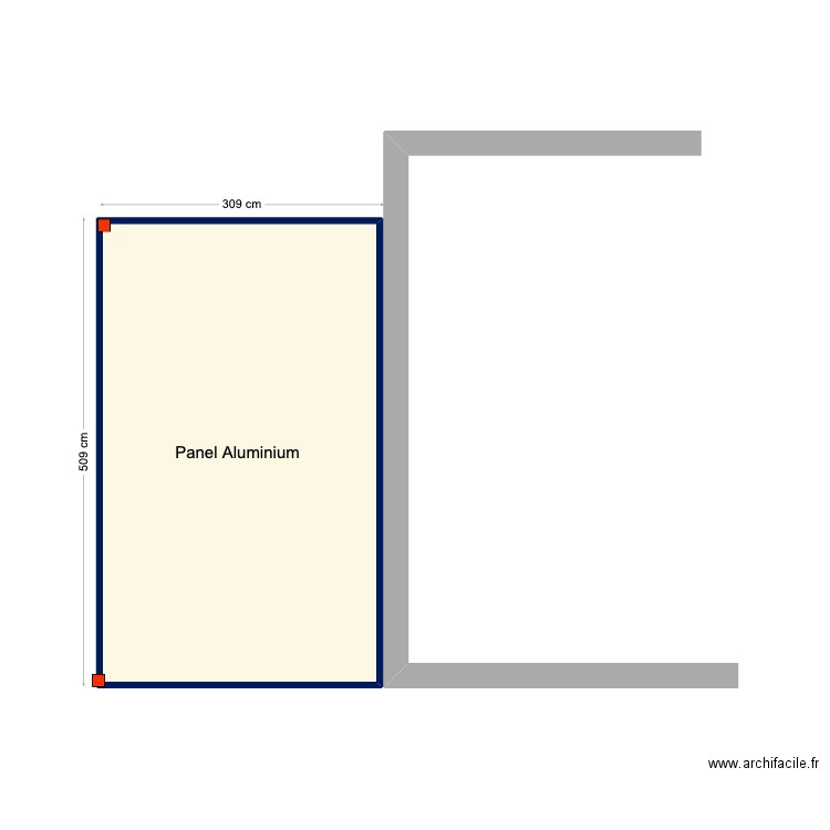 Peter v2. Plan de 1 pièce et 15 m2