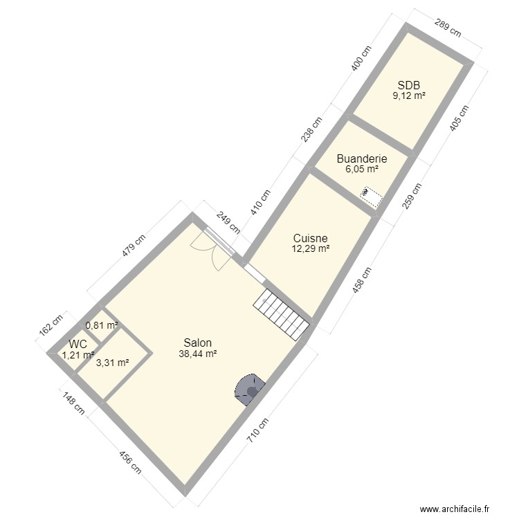 Plan 50 cite du vert Gazon . Plan de 12 pièces et 134 m2