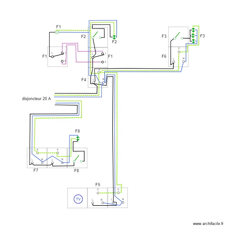 Circuit F. Plan de 0 pièce et 0 m2