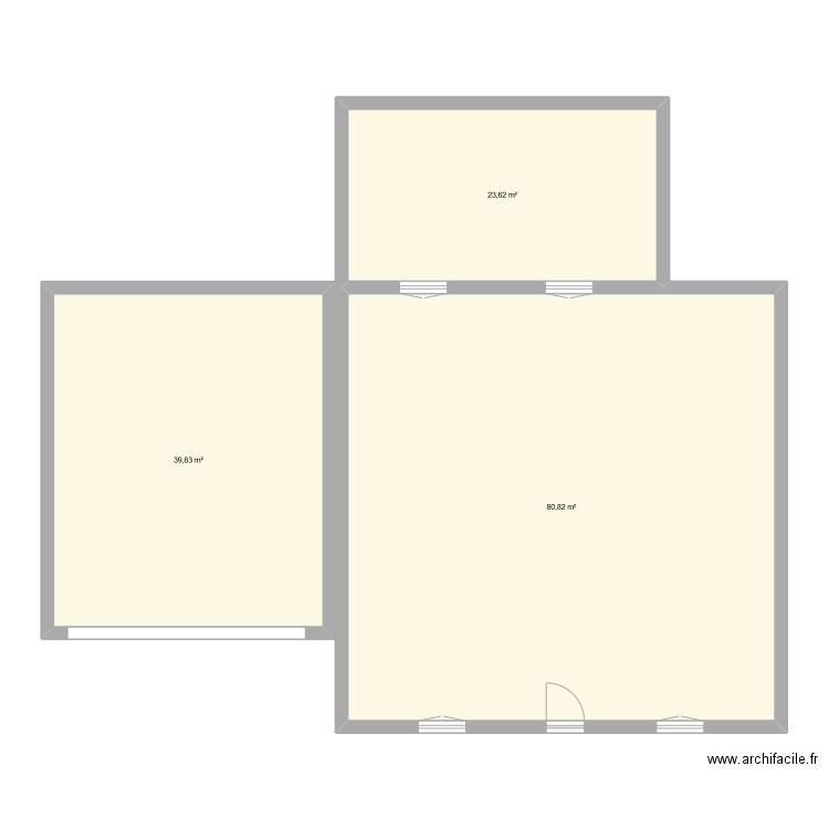 Garage. Plan de 3 pièces et 144 m2