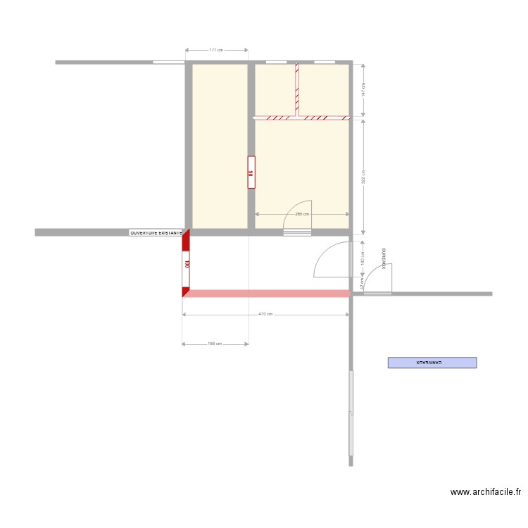 OLIVE PRO 2 BON. Plan de 4 pièces et 19 m2