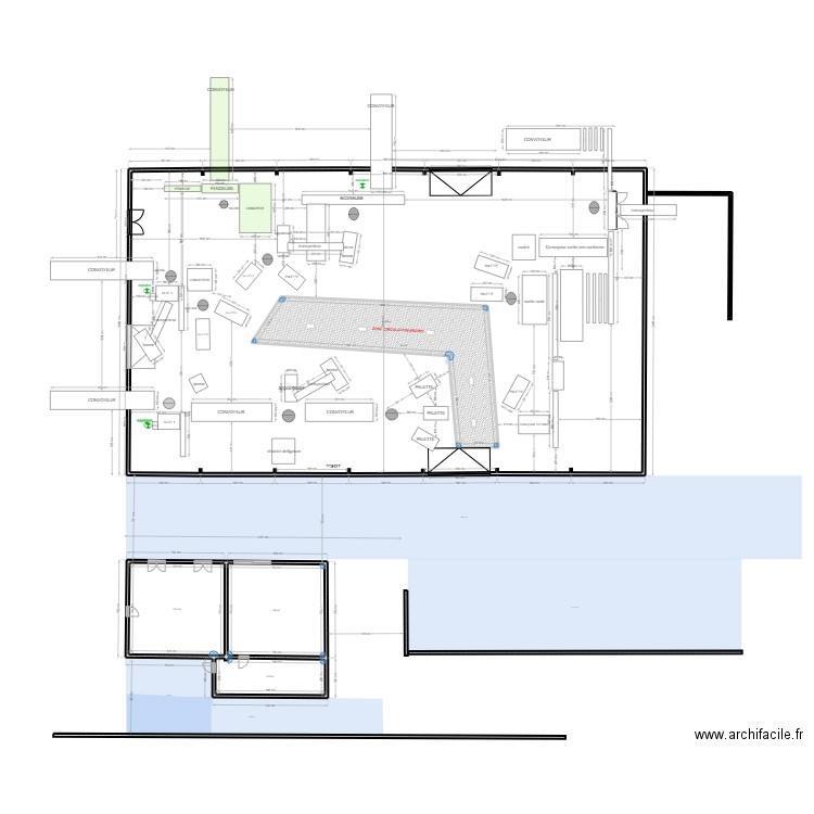 ucopac 12. Plan de 5 pièces et 1254 m2