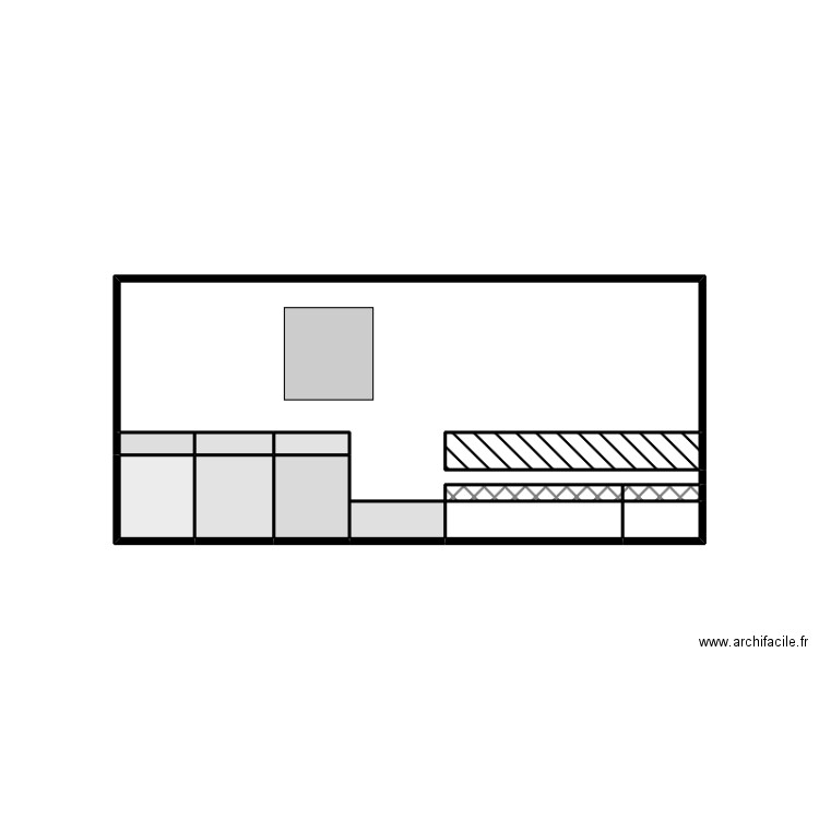 CHANTIER AAA 4. Plan de 13 pièces et 11 m2